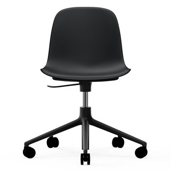 Normann Copenhagen Sedia Form Swivel 5W Gaslift, nera