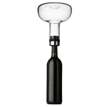 Audo Copenhagen Wine breather, clear - steel