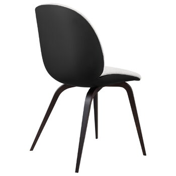 GUBI Beetle chair, smoked oak - black - Light Boucle 001