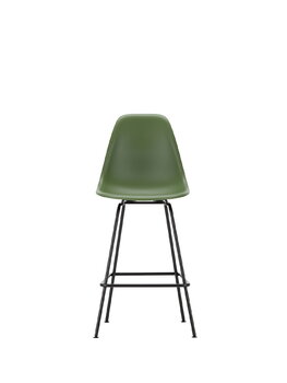 Vitra Tabouret en plastique Eames, taille moyenne, forêt RE - basique foncé