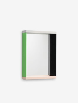 Vitra Specchio Colour Frame, piccolo, verde - rosa