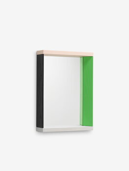 Vitra Colour Frame peili, pieni, vihreä - vaaleanpunainen