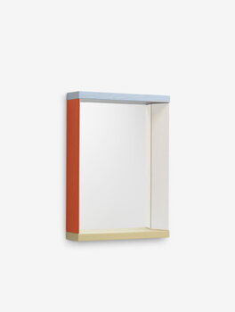 Vitra Miroir Colour Frame, petit modèle, bleu - orange