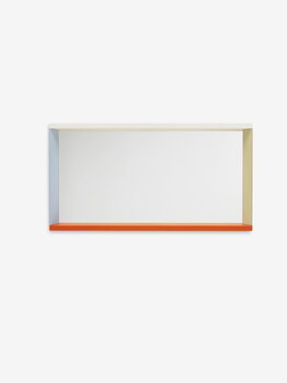 Vitra Colour Frame peili, keskikokoinen, sininen - oranssi