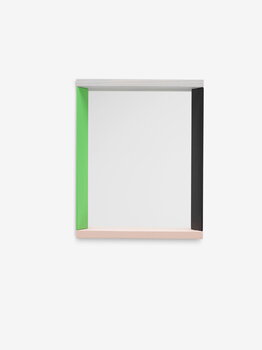 Vitra Colour Frame peili, pieni, vihreä - vaaleanpunainen