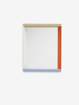Vitra Colour Frame Spiegel, klein, Blau - Orange