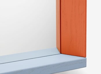 Vitra Colour Frame peili, pieni, sininen - oranssi