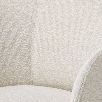 Vitra Mikado side chair, chalk - Nubia 01 ivory/pearl