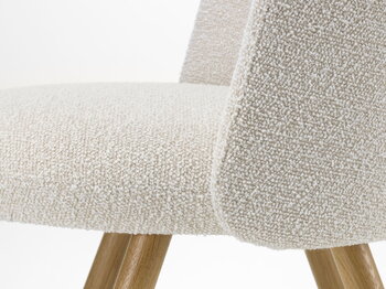 Vitra Chaise Mikado, chêne naturel - Nubia 01 ivoire/perle