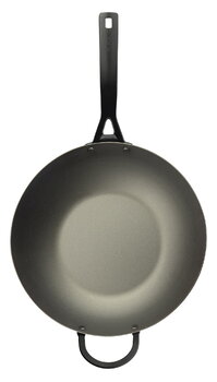 Heirol Blacksteel Pro wok pan, 33 cm