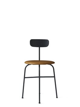 Audo Copenhagen Afteroom chair 4, black, brown leather