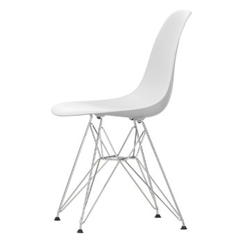 Vitra Eames DSR tuoli, cotton white RE - kromi