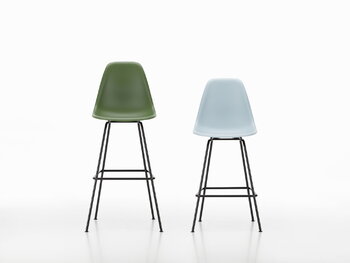 Vitra Tabouret en plastique Eames, haut, forêt RE - basique foncé