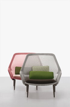 Vitra Slow Chair, brun/grädde - choklad