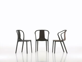 Vitra Belleville chair, black stained ash - black