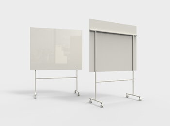 Lintex Mono Mobile glassboard, 150,7 x 196 cm, light grey