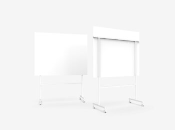 Lintex Tableau en verre Mono Silk Mobile, 150,7 x 196 cm, blanc
