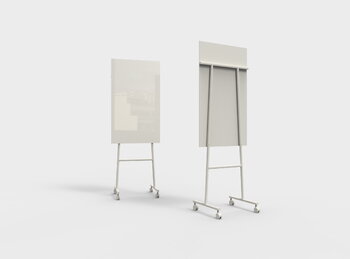 Lintex Mono Mobile glassboard, 70,7 x 196 cm, light grey