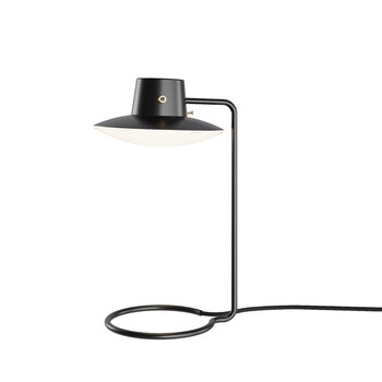 Louis Poulsen AJ Oxford table lamp, 410 mm, black - opal glass