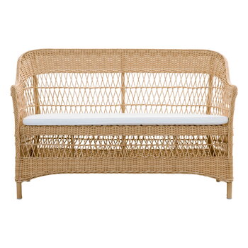 Sika-Design Charlot 2-seater sofa, natural - white