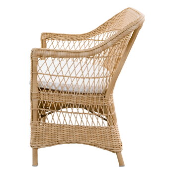 Sika-Design Charlot 2-Sitzer-Sofa, Natur – Weiß
