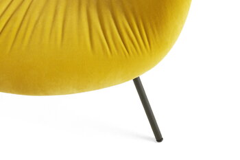 HAY About A Lounge Chair AAL87 Soft, nero - Lola yellow