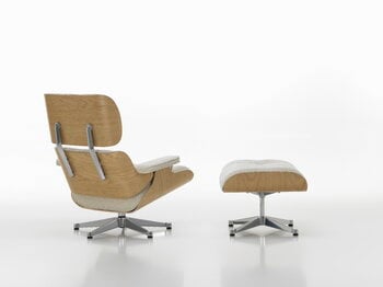 Vitra Eames Lounge Chair & Ottoman, new size, chestnut - Nubia cream/sand, extra image