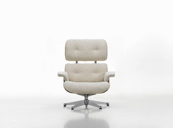 Vitra Eames Lounge Chair & Ottoman, new size, chestnut - Nubia cream/sand, extra image