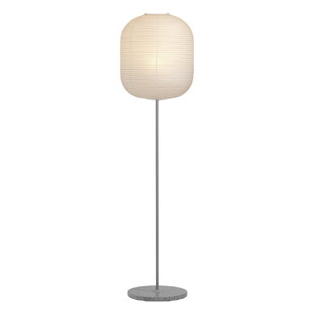 HAY Common floor lamp base, summit grey - grey terrazzo