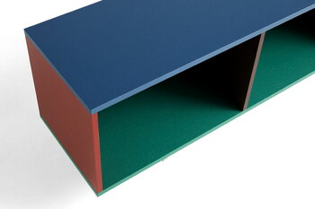 HAY Armadietto Colour Cabinet, basso, 180 cm, multicolore