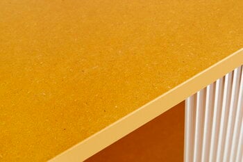 HAY Colour Cabinet kaappi lasiovilla, korkea, keltainen