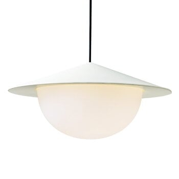 AGO Alley pendant, integrated LED, large, egg white