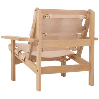 Klassik Studio Hunting Chair nojatuoli, tammi - luonnonvärinen nahka