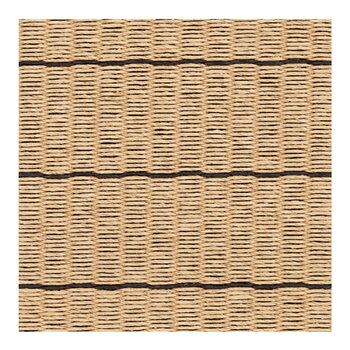 Woodnotes Line matto, luonnonvärinen - musta