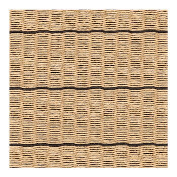 Woodnotes Line rug, natural - black