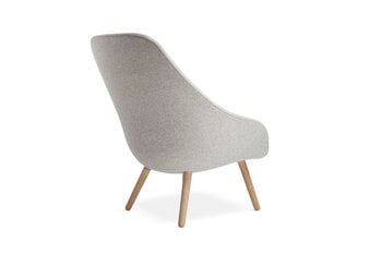 HAY About A Lounge Chair AAL92, lackerad ek - Divina Melange 120