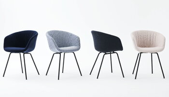 HAY About A Chair AAC27 Soft, svart - Lola navy