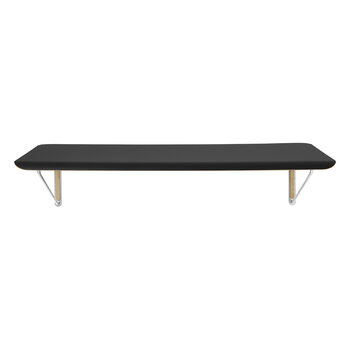 Carl Hansen & Søn AB019 työpöytä, 120 x 60 cm, valkoöljytty tammi - musta laminaatti - teräs, tuotteen lisäkuva