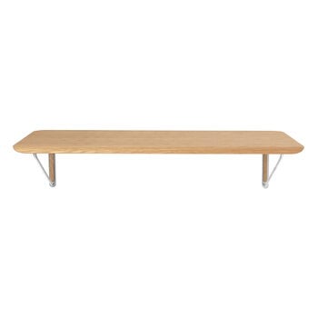 Carl Hansen & Søn AB019 työpöytä, 120 x 60 cm, lakattu tammi - ruostumaton teräs, tuotteen lisäkuva