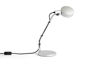 HAY Cupola desk lamp, clear anodised aluminium