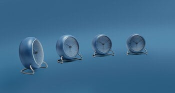 Arne Jacobsen AJ City Hall table clock with alarm, stone blue, extra image