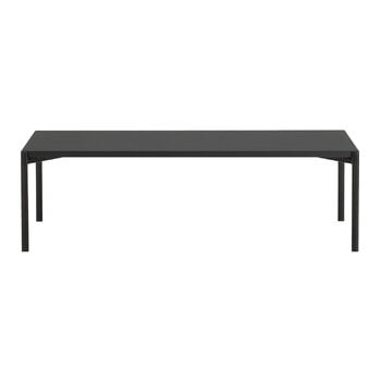 Artek Kiki Tisch, niedrig, 140 × 60 cm, Schwarz - schwarzes Laminat
