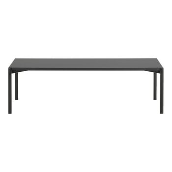 Artek Kiki low table, 140 x 60 cm, black - black linoleum