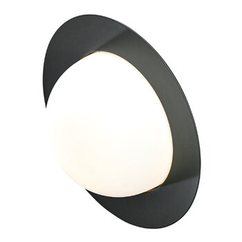 AGO Alley wall lamp, integrated LED, large, charcoal