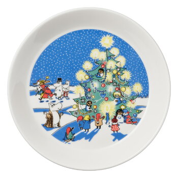 Arabia Moomin plate set, Drawing  & Christmas