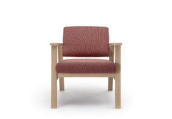 Nikari Fauteuil Archetyp, frêne - rouge Steelcut Trio 636, image extra