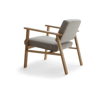 Nikari Archetyp Lounge chair, oak - grey Steelcut Trio 616, extra image