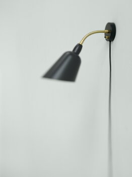 &Tradition Bellevue AJ9 wall lamp, black - brass