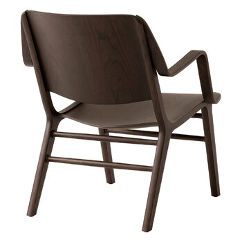 &Tradition AX HM11 lounge chair with armrest, dark stained oak