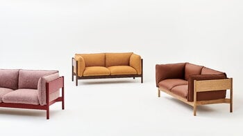 HAY Arbour Eco 2-seater sofa, Steelcut Trio 796 - oak
